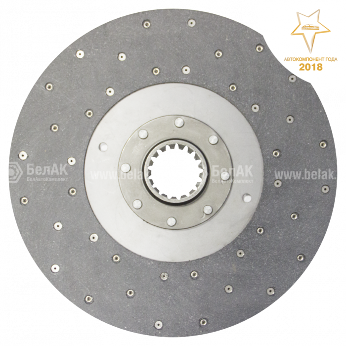 Диск сцепления ведомый "БелАК" (ан.01M-21C6)
