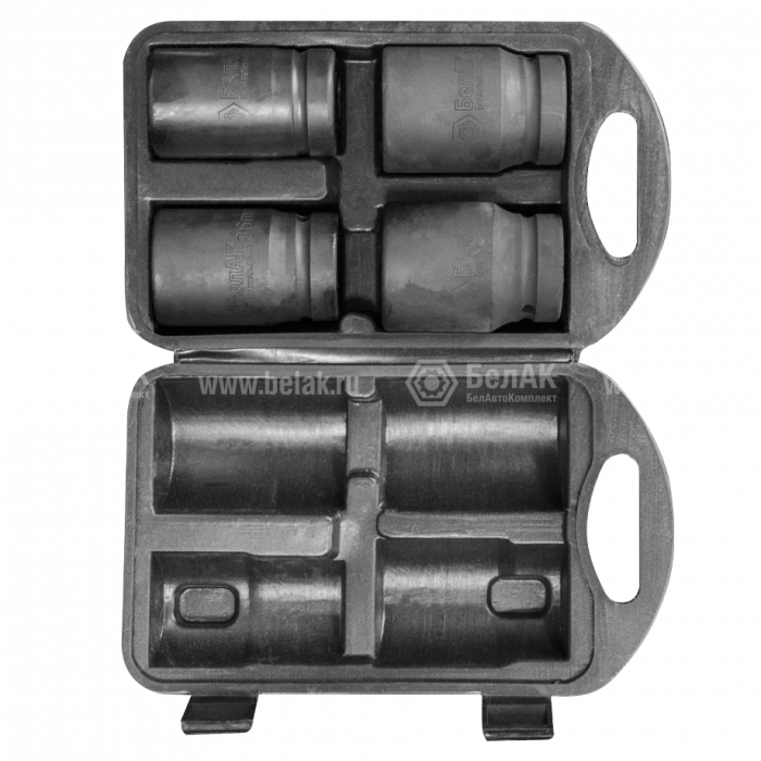 Набор головок 1'' (25мм) 4 шт  (32,36,38,41) "БелАК"